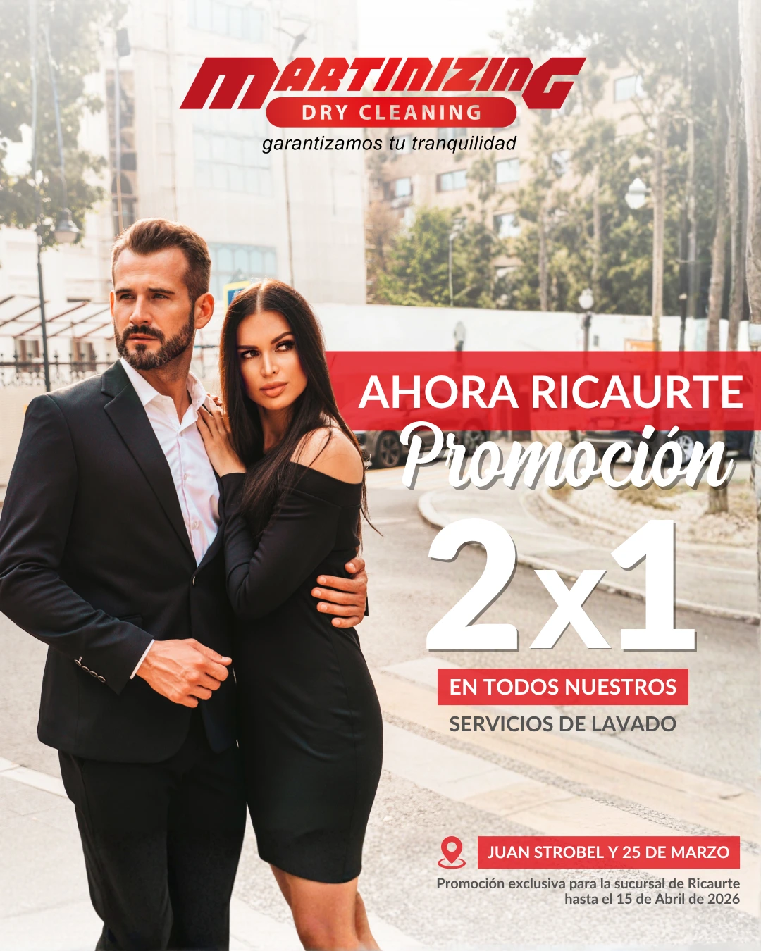 Martinizing promoción 2x1 Ricaurte